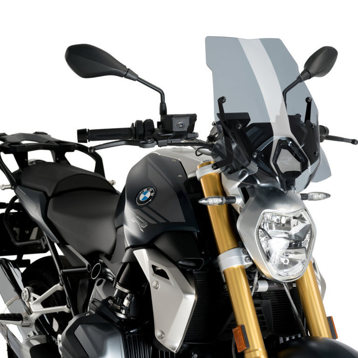 PUIG Touring Screen and Hand Guards - BMW R1250R 2019-22