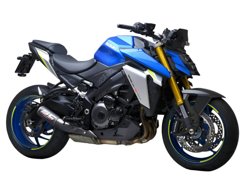 SC Project CR-T Carbon Silencer Suzuki GSX-S1000 2021-25 - Motorcycle Performance Store