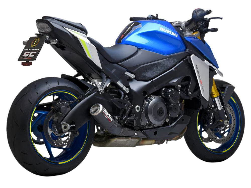 SC Project CR-T Carbon Silencer Suzuki GSX-S1000 2021-25 - Motorcycle Performance Store