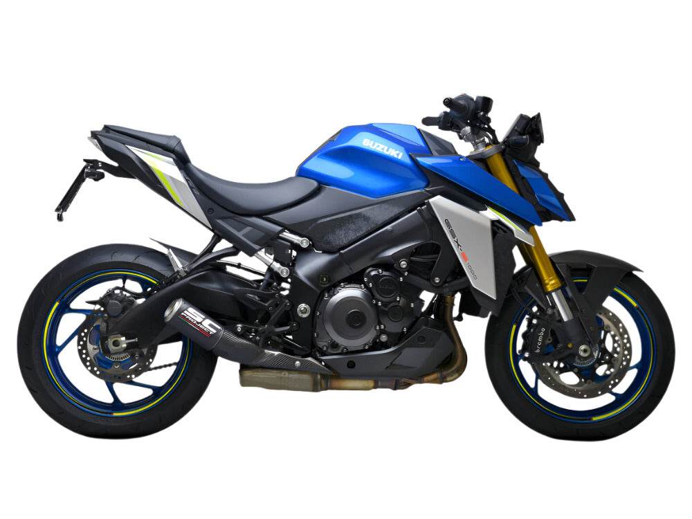 SC Project CR-T Carbon Silencer Suzuki GSX-S1000 2021-25 - Motorcycle Performance Store