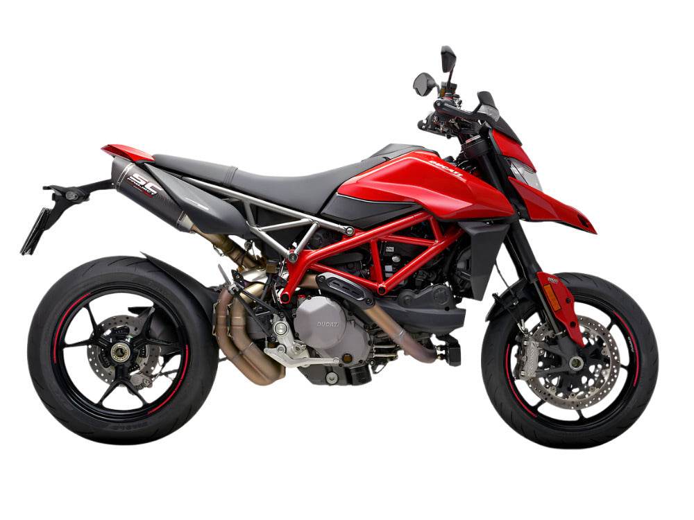 SC Project SC1-M Carbon Silencers Ducati Hypermotard 950 2021-25 - Motorcycle Performance Store