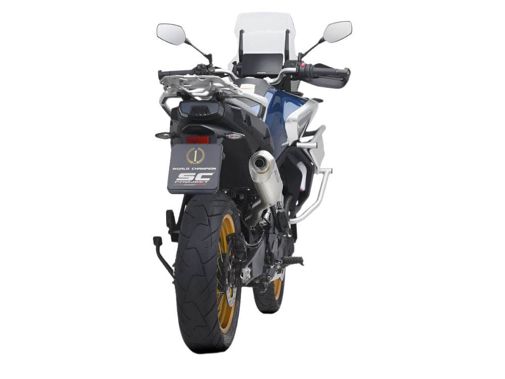SC Project Rally Raid Titanium Silencer CF Moto 800 MT 2022-25 - Motorcycle Performance Store