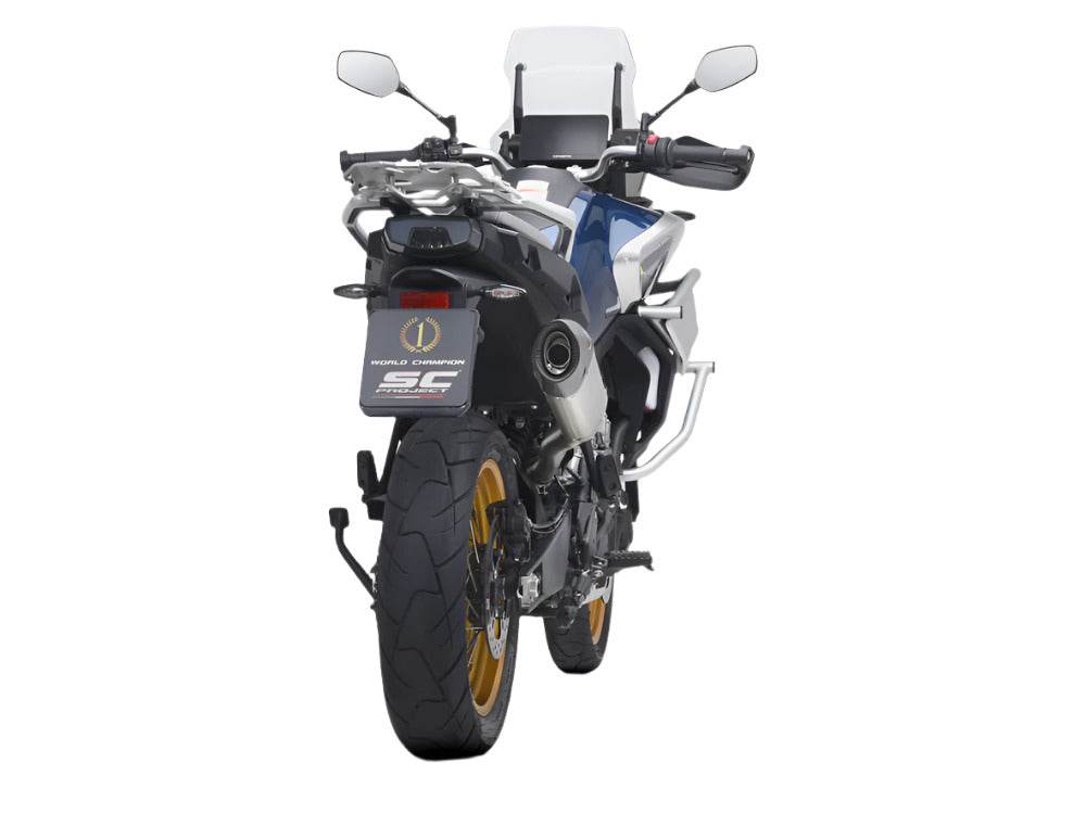 SC Project X-Plorer II Titanium Silencer CF Moto 800 MT 2022-25 - Motorcycle Performance Store