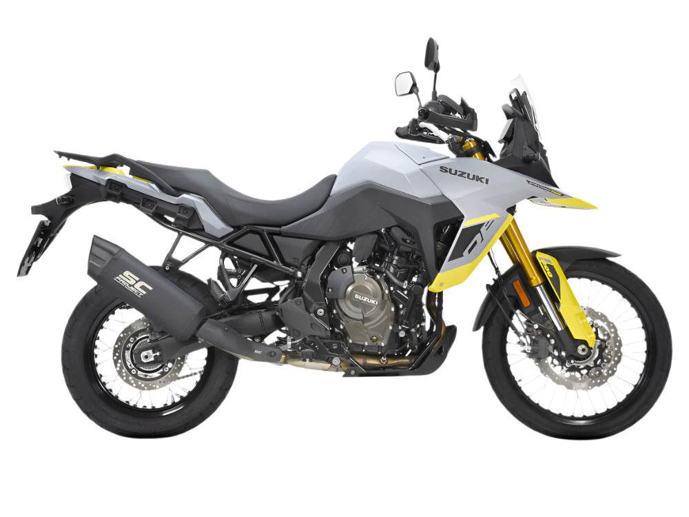 SC Project Matt Black Titanium Silencer Suzuki V-Strom 800 (DE/SE) 2023-25 - Motorcycle Performance Store