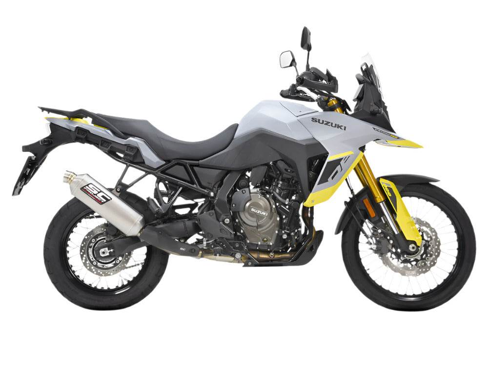 SC Project Rally Raid Titanium Silencer Suzuki V-Strom 800 (DE/SE) 2023-25 - Motorcycle Performance Store