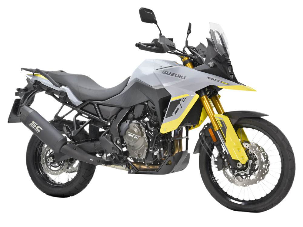 SC Project Matt Black Titanium Silencer Suzuki V-Strom 800 (DE/SE) 2023-25 - Motorcycle Performance Store