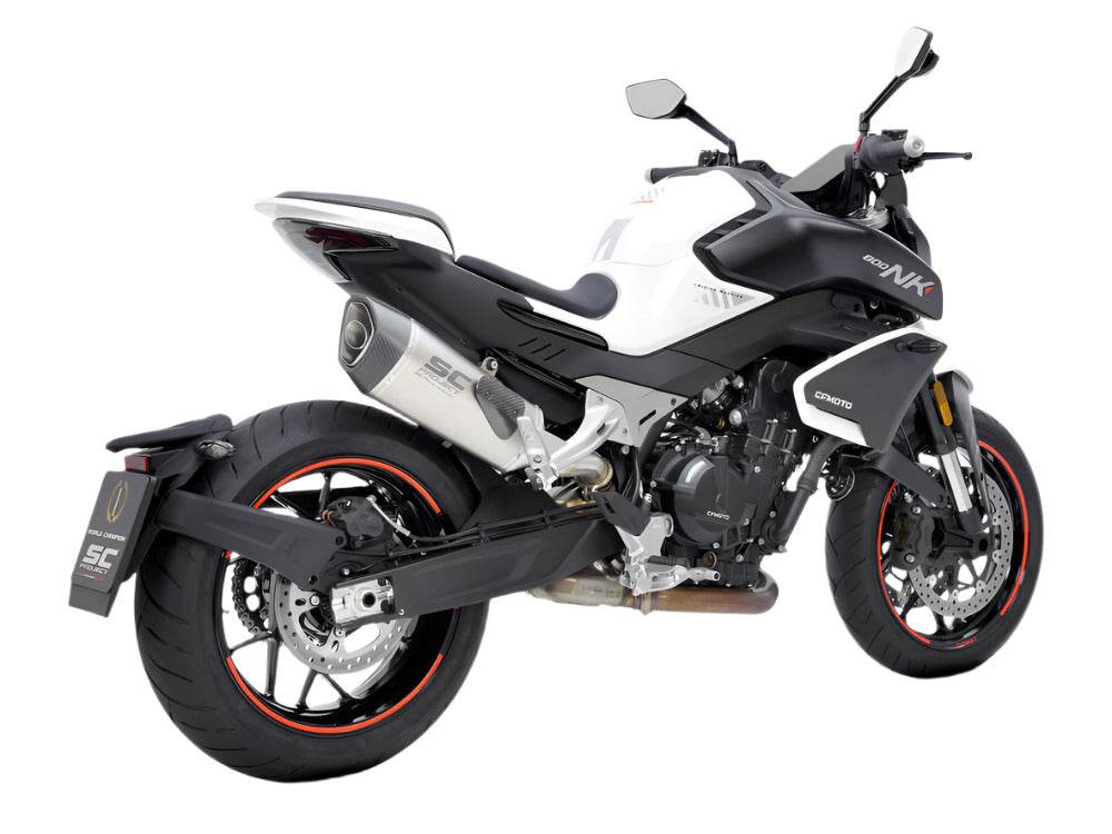 SC Project SC1-R Titanium Silencer CF Moto 800 NK 2023-25 - Motorcycle Performance Store