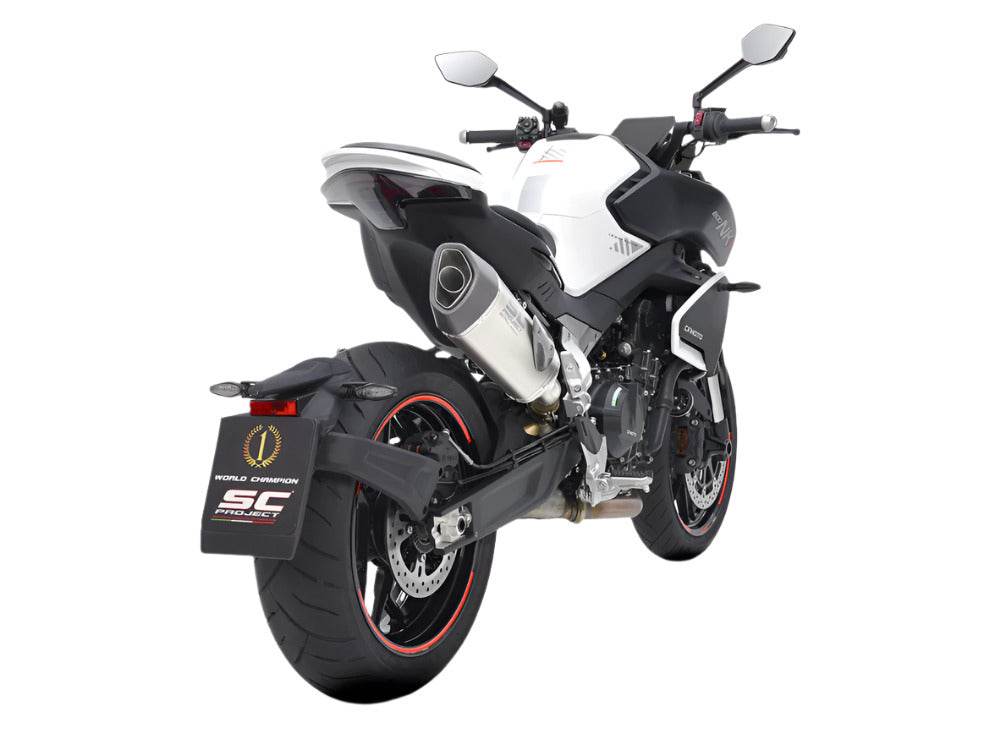SC Project SC1-R Titanium Silencer CF Moto 800 NK 2023-25 - Motorcycle Performance Store