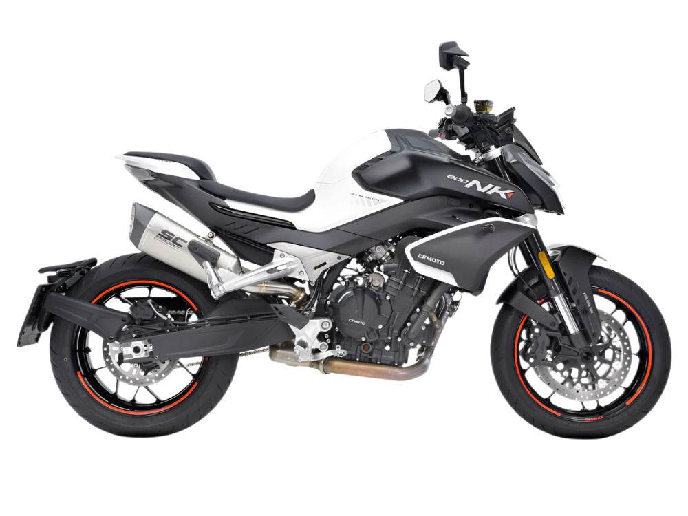 SC Project SC1-R Titanium Silencer CF Moto 800 NK 2023-25 - Motorcycle Performance Store