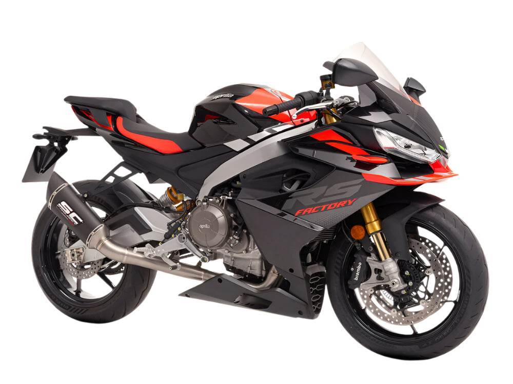 SC Project 2-1 Trofeo SC1-R Carbon Full System Aprilia Tuono 660 2025 - Motorcycle Performance Store