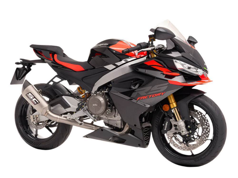 SC Project 2-1 Trofeo SC1-R Titanium Full System Aprilia Tuono 660 2025 - Motorcycle Performance Store