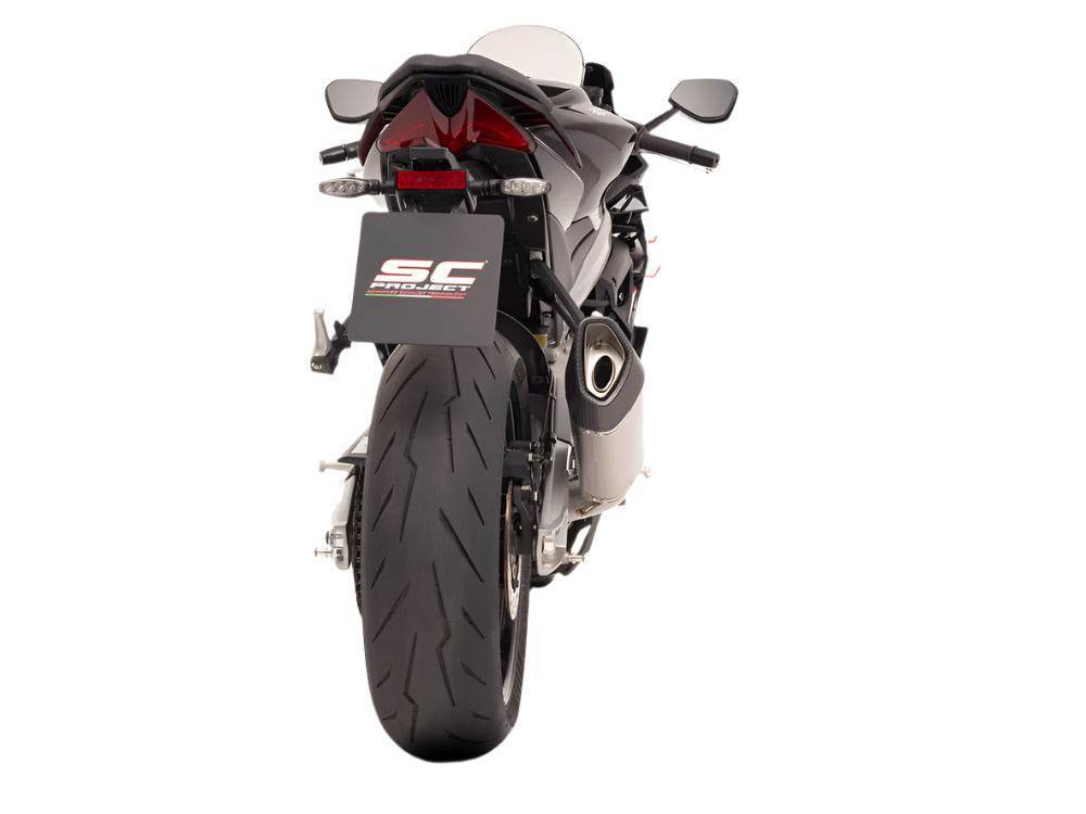 SC Project 2-1 SC1-R Titanium Exhaust System Aprilia Tuono 660 2025 - Motorcycle Performance Store