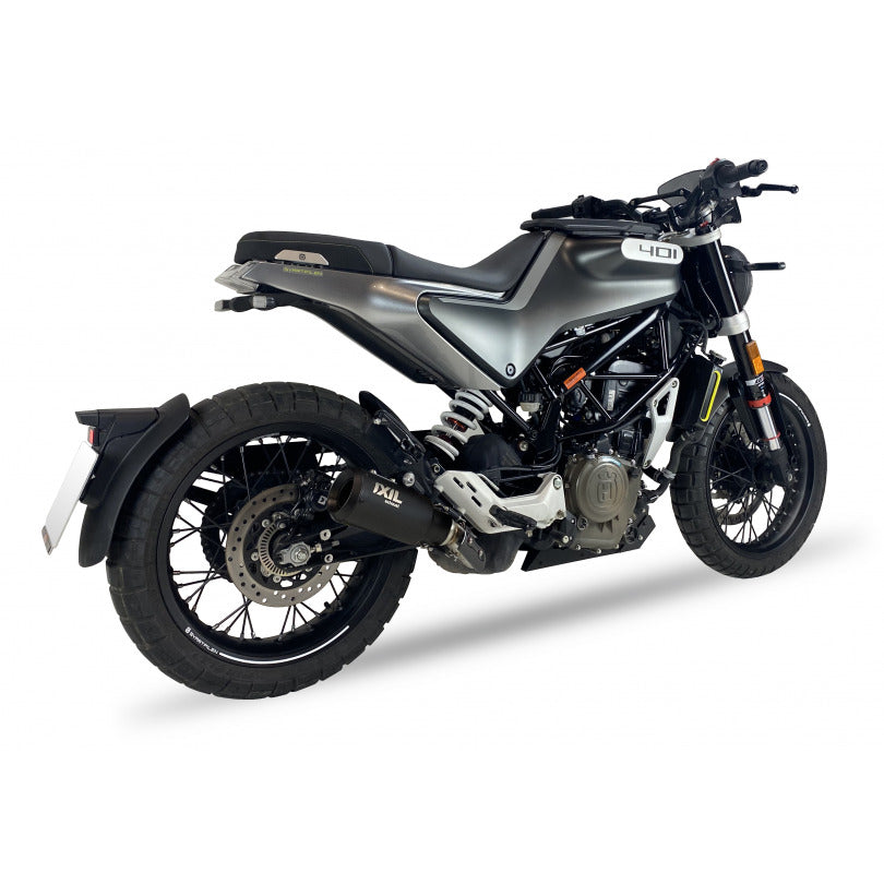 IXIL Race Xtrem Black Slip on Exhaust | Husqvarna Svartpilen 401 2020-23 image 2