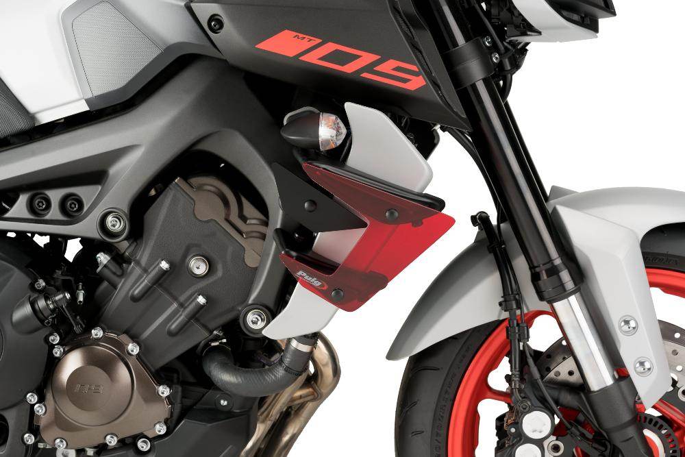 Puig Downforce Naked Spoilers Yamaha MT-09 (SP) 2017-20 - Motorcycle Performance Store