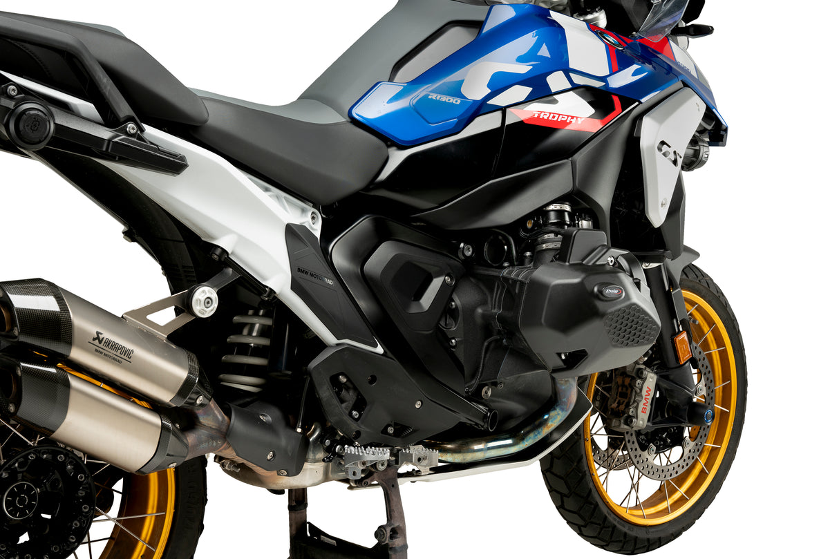 Pair of Puig Engine Protective Covers installed on a BMW R1300GS_1