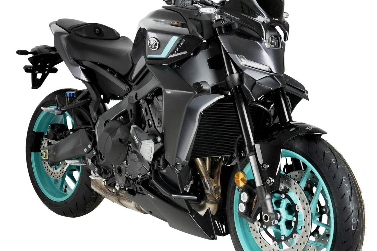 Puig Downforce Naked Side Spoilers Yamaha MT-09 (SP) 2024-25 - Motorcycle Performance Store