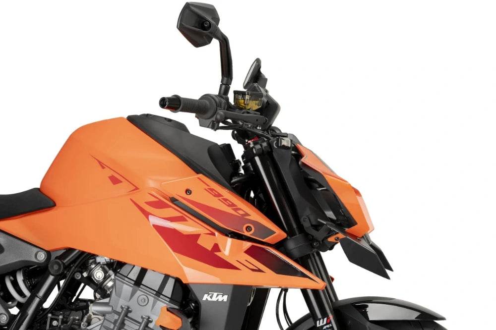 Puig Downforce Naked Front Spoiler KTM Duke 990 (R) 2024-25 - Motorcycle Performance Store