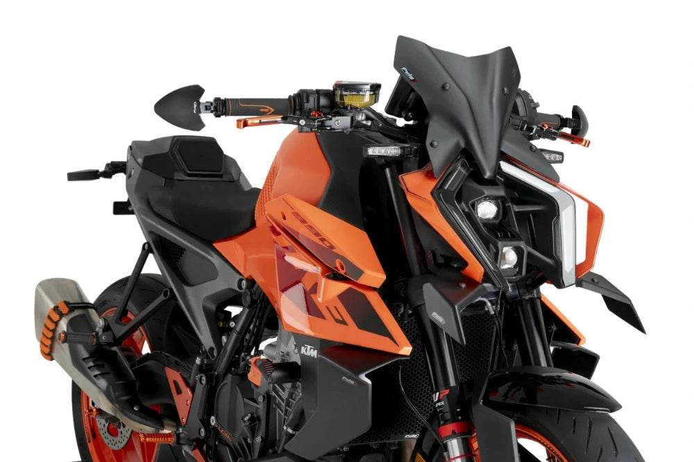 Puig Downforce Naked Front Spoiler KTM Duke 990 (R) 2024-25 - Motorcycle Performance Store