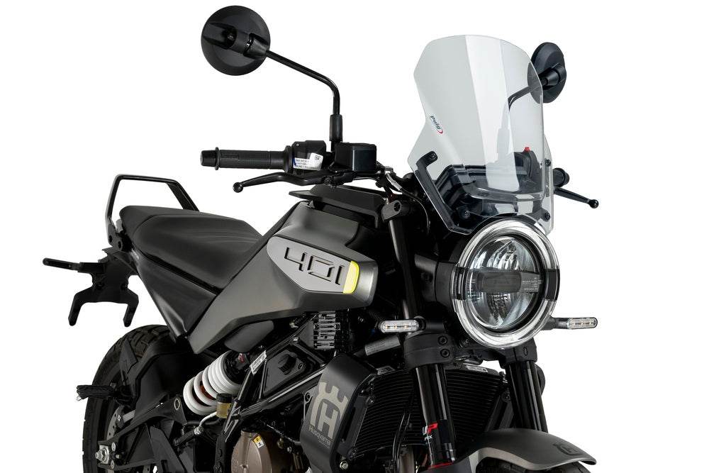 Puig Sport Screen Husqvarna Svartpilen 125 2024-25 - Motorcycle Performance Store