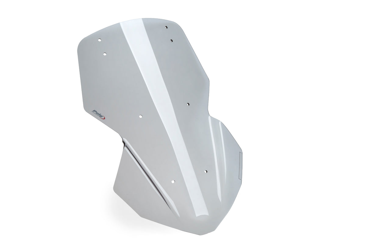 Puig touring screen fitted to Yamaha Tracer 7 GT 2025-26 in light smoke finish_1