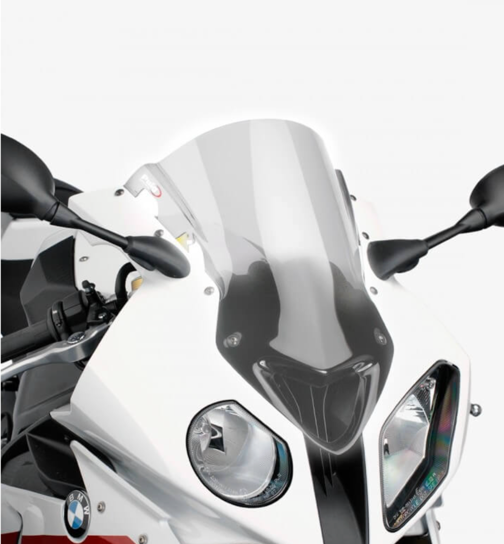 Puig Z-Racing Screen in a Light Smoke finish on a BMW S1000RR 2009–2014