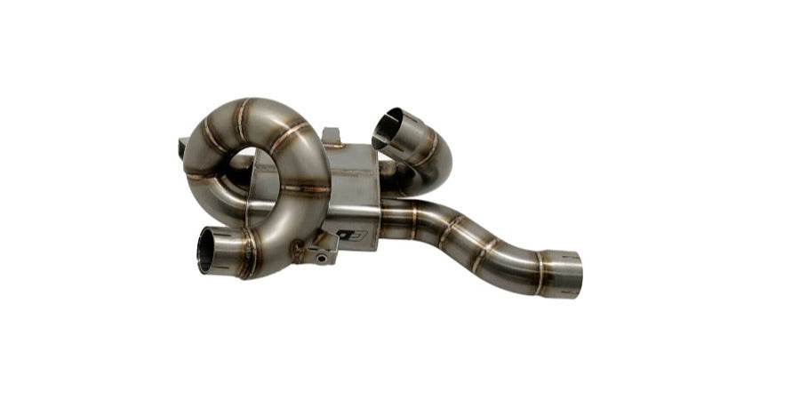 QD Decat Mid Pipe - Ducati Multistrada V4 / S 2021-24 - Motorcycle Performance Store