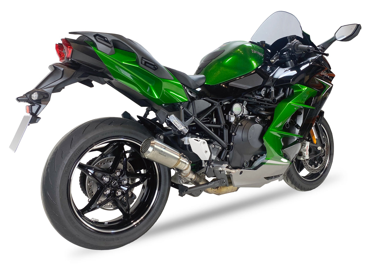 Ixrace MK2 Inox Silencer Kawasaki Ninja H2 (SX/SE) 2022-26 image 2