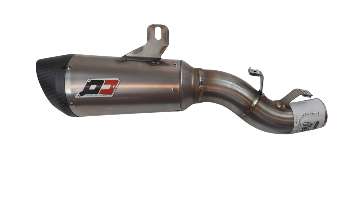 QD Gunshot Silencer for the Ducati Multistrada V4 (S) (2025-26). Available at Motorcycle Performance Store.