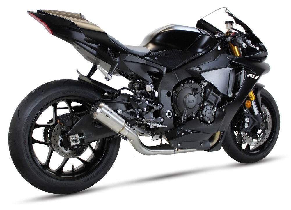 Ixrace MK2 Inox Silencer Yamaha YZF-R1 2016-25 - Motorcycle Performance Store
