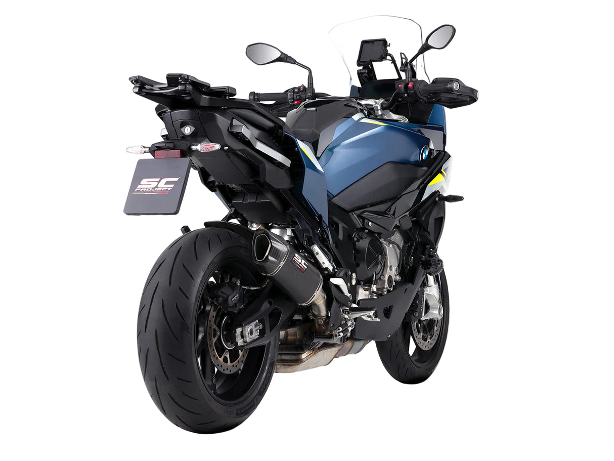 SC Project SC1-X carbon silencer for BMW S1000XR 2024-2026 Euro 5 plus homologated exhaust with carbon fibre body_2