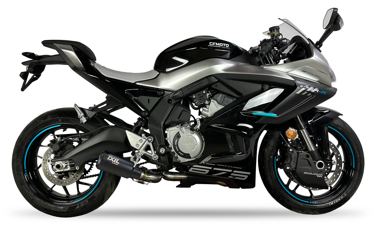 Ixil Race Xtrem Black Full System CF Moto 675 NK 2025