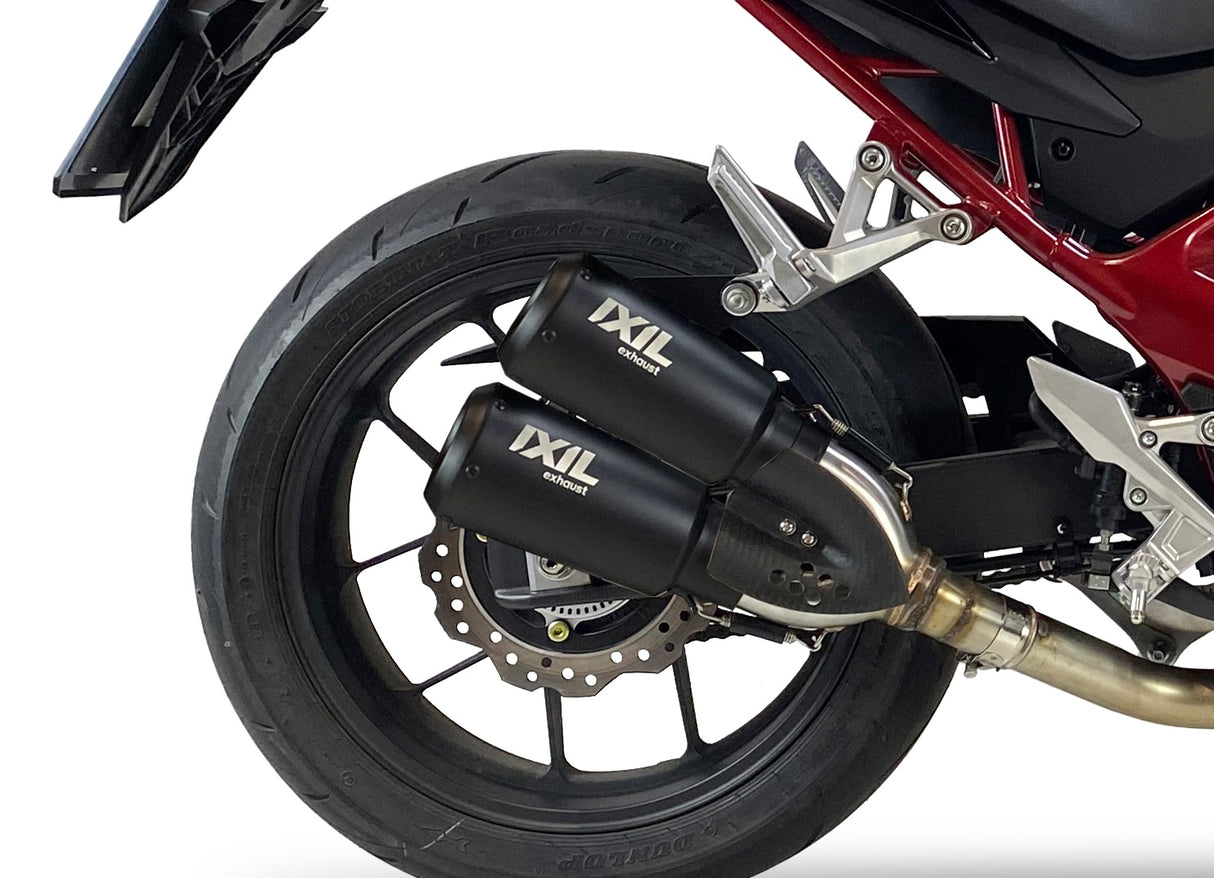 Ixil Dual Race Xtrem Black Silencers Honda CB750 Hornet 2025