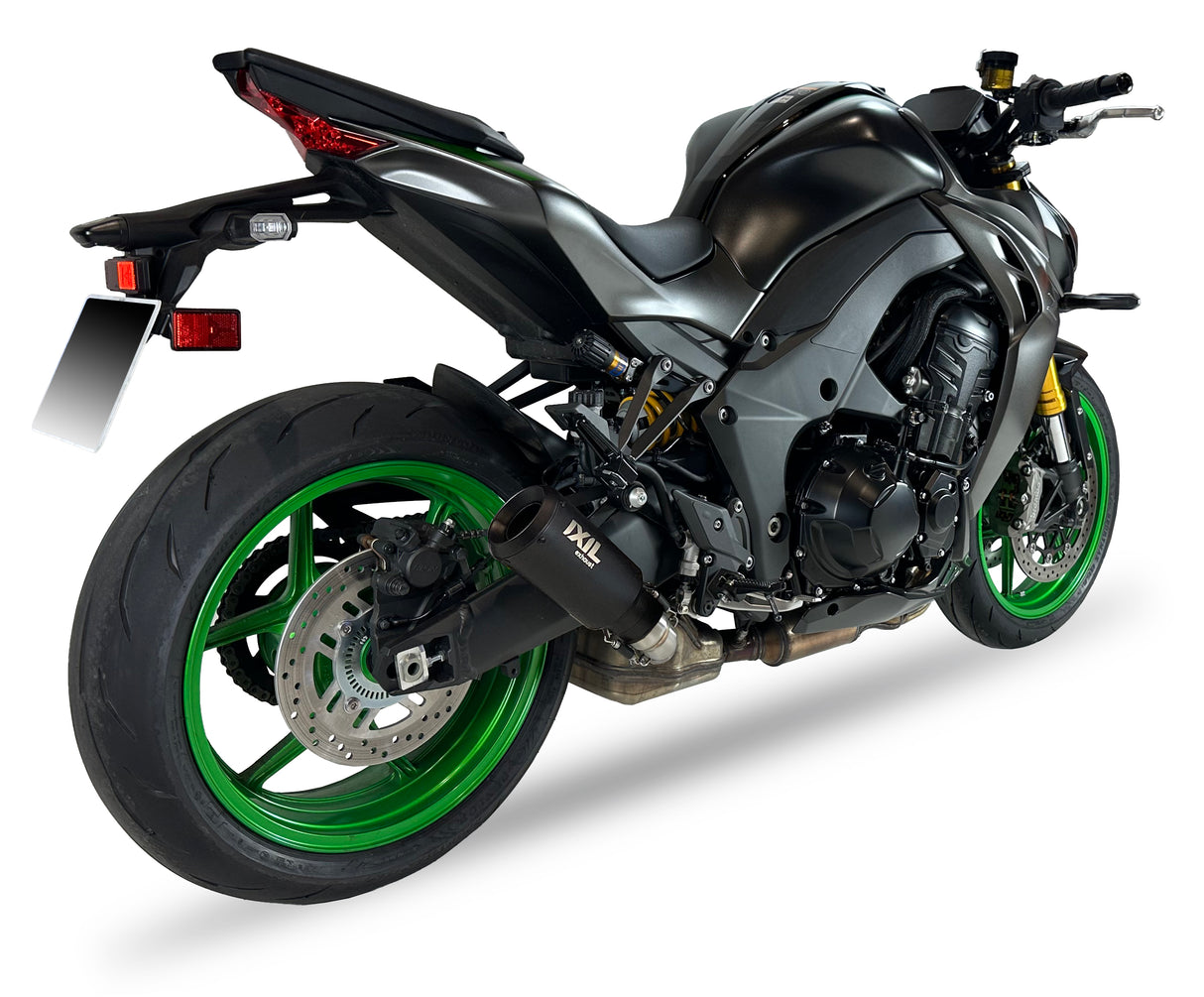 Ixil Race Xtrem black silencer for Kawasaki Z1100 SE 2026 conical stainless exhaust_1