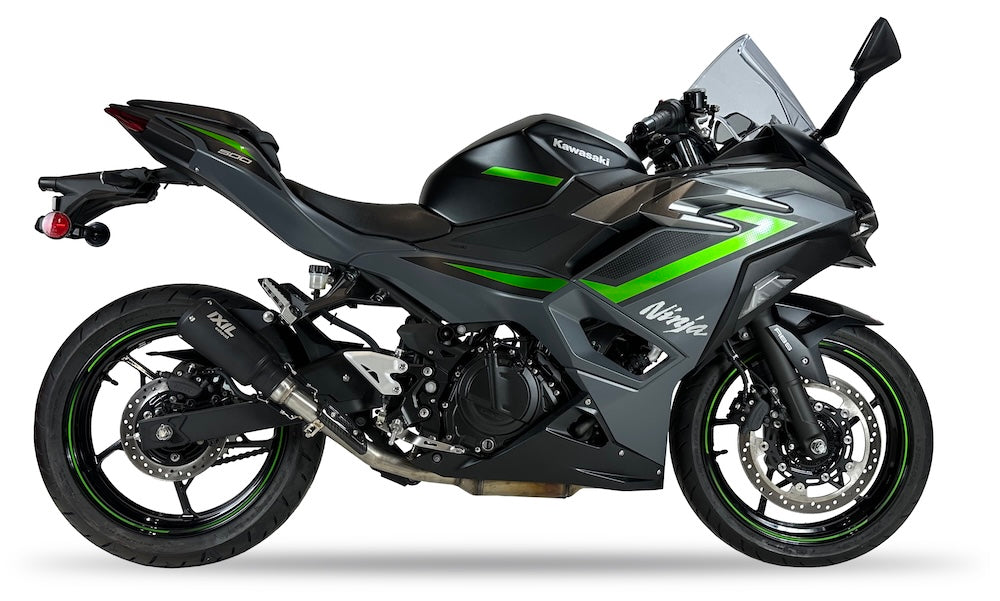 Ixil Race Xtrem Black Silencer Kawasaki Ninja 500 2024-25