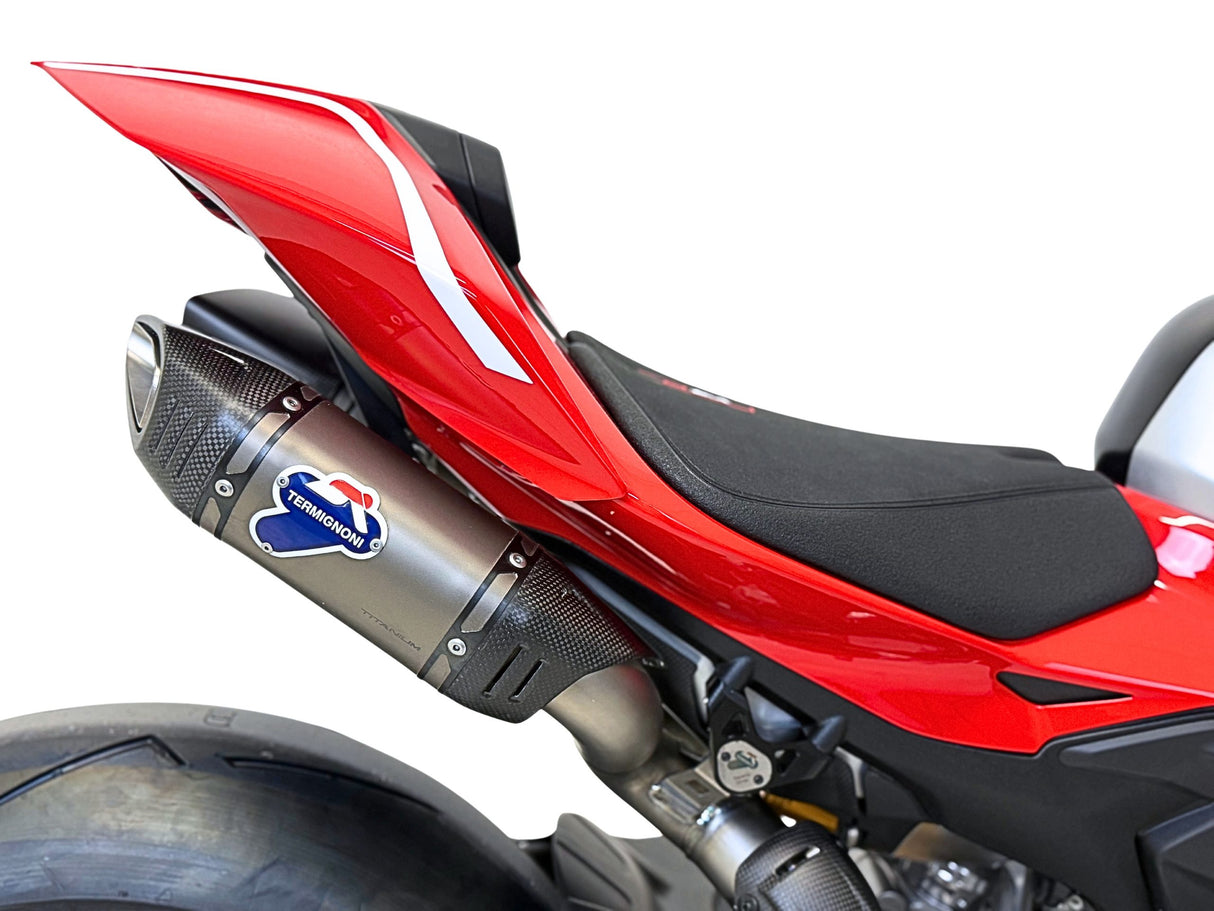 Termignoni underseat racing exhaust system for Ducati Panigale V4R 2025 track-only performance exhaust_1