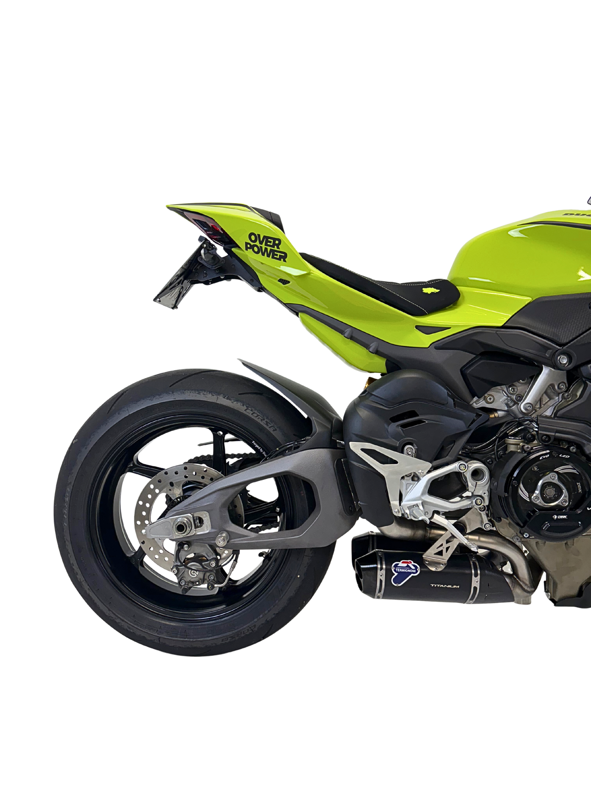 Termignoni Black Titanium Underbelly Silencers Ducati Streetfighter V4 2025