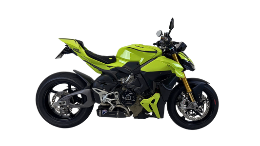 Termignoni Black Titanium Underbelly Silencers Ducati Streetfighter V4 2025