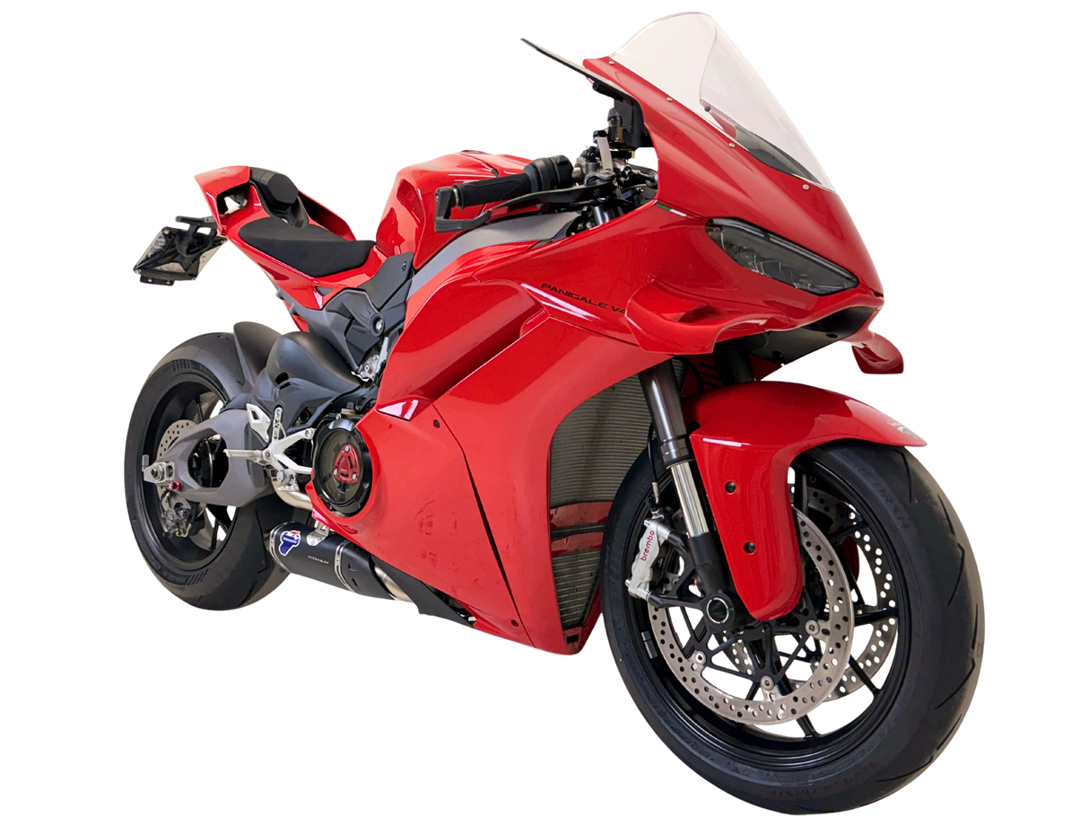 Termignoni Black Titanium Underbelly Silencers Ducati Panigale V4 (R/S) 2025