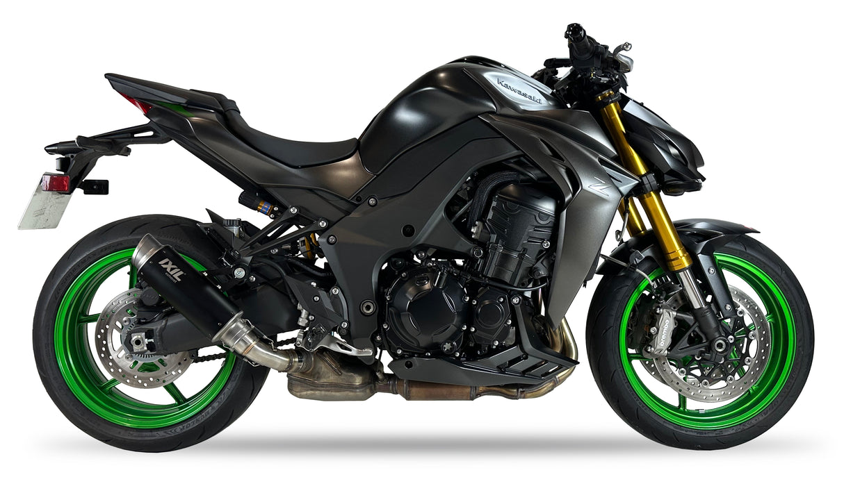 Ixil Sport Xtrem black silencer for Kawasaki Z1100 SE 2026 GP style road legal exhaust