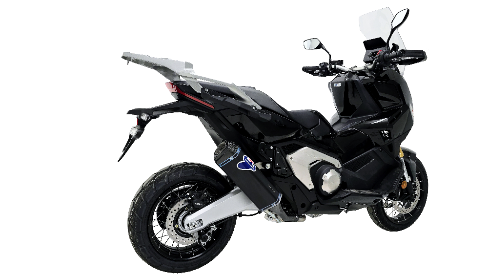 Termignoni Scream titanium black silencer for Honda X-ADV 750 2024-2025 with carbon end cap_1