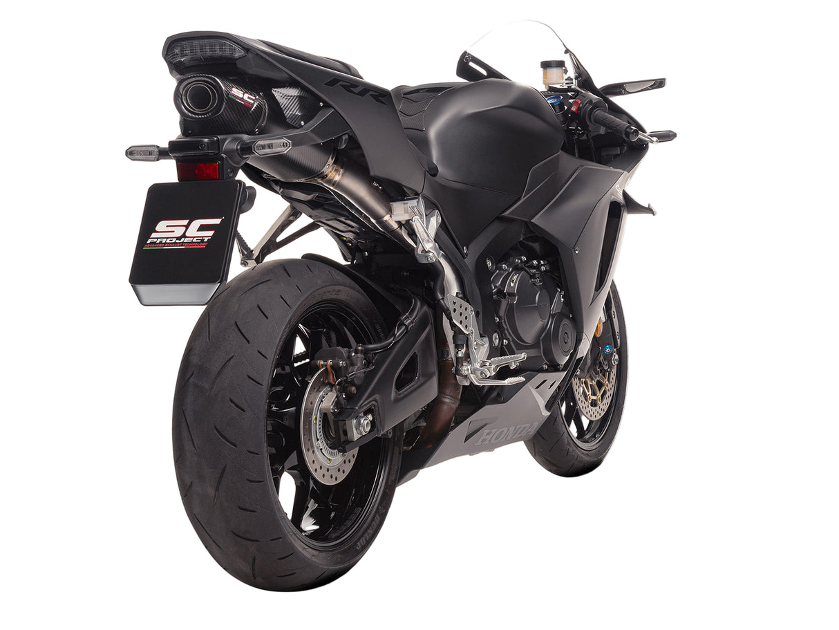 SC Project SC-RR Carbon Fibre Underseat Silencer Honda CBR600RR 2024-25