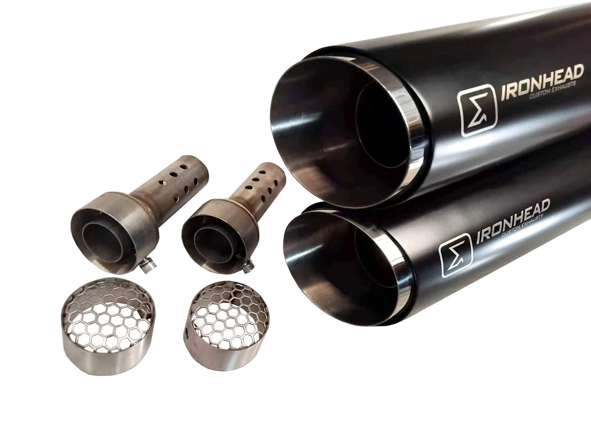Ironhead Twin Black Silencer | CF Moto 450 CL-C 2023-26 image 3