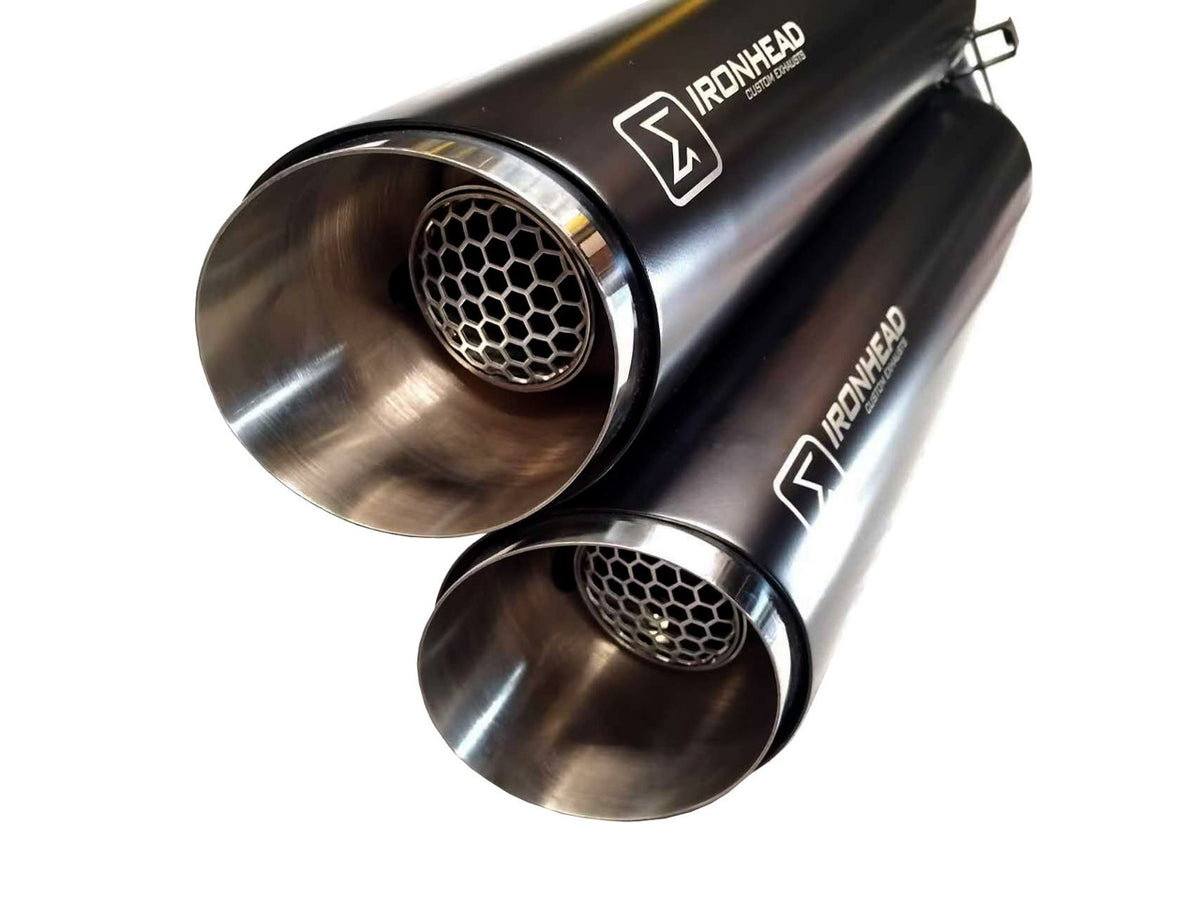 Ironhead Twin Black Silencer | CF Moto 450 CL-C 2023-26 image 8
