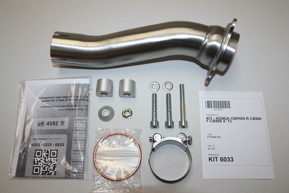 IXIL Hexoval Xtrem Inox Silencer Honda CBR500R 2013-18 - Motorcycle Performance Store