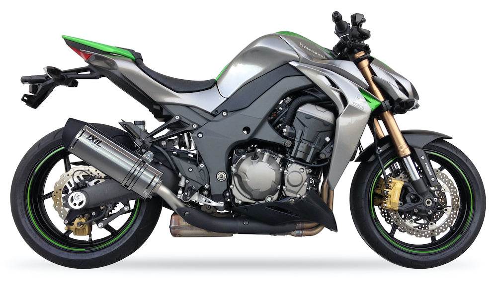 IXIL Hexoval Xtrem Inox Silencer Pair Kawasaki Z1000 2010-20