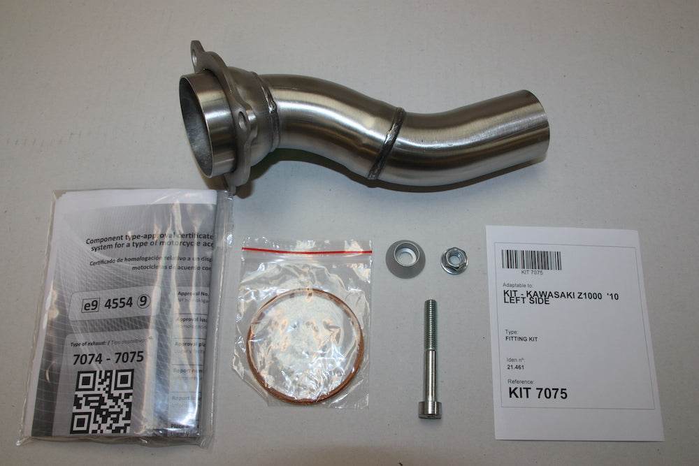 IXIL Hexoval Xtrem Inox Silencer Pair Kawasaki Z1000 2010-20 image 3