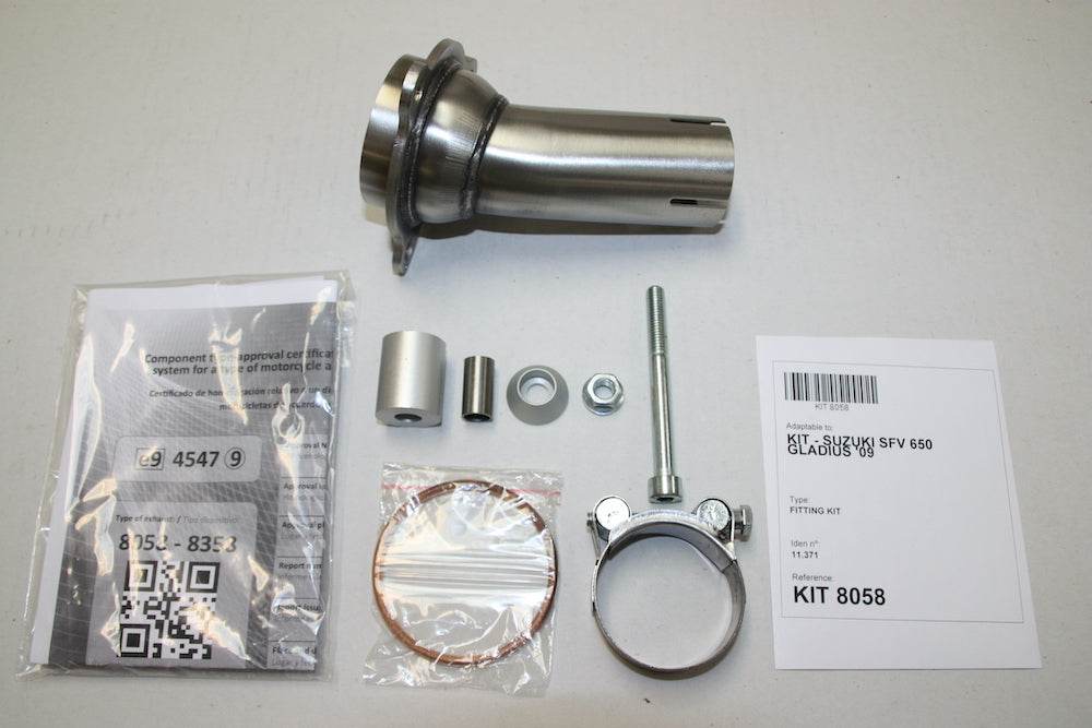 IXIL Hexoval Xtrem Inox Silencer Suzuki Gladius Sfv650 2009-16 image 3