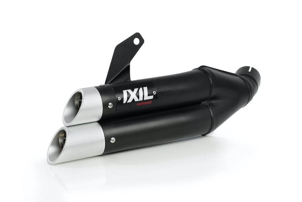 IXIL L3X black Hyperlow full exhaust Yamaha MT-07 2021-2026 dual exit Euro 5 stainless steel system_2
