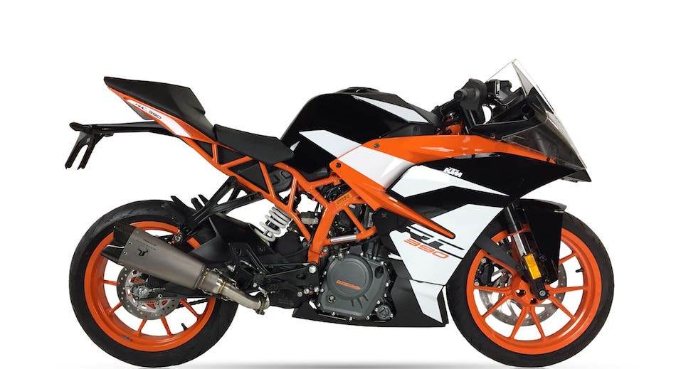 IXRACE M10 Titanium Silencer - KTM RC 125 2017-20