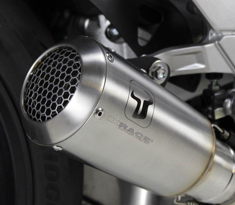 IXRACE M2 INOX Schalldämpfer - Kawasaki Z400 2019-23